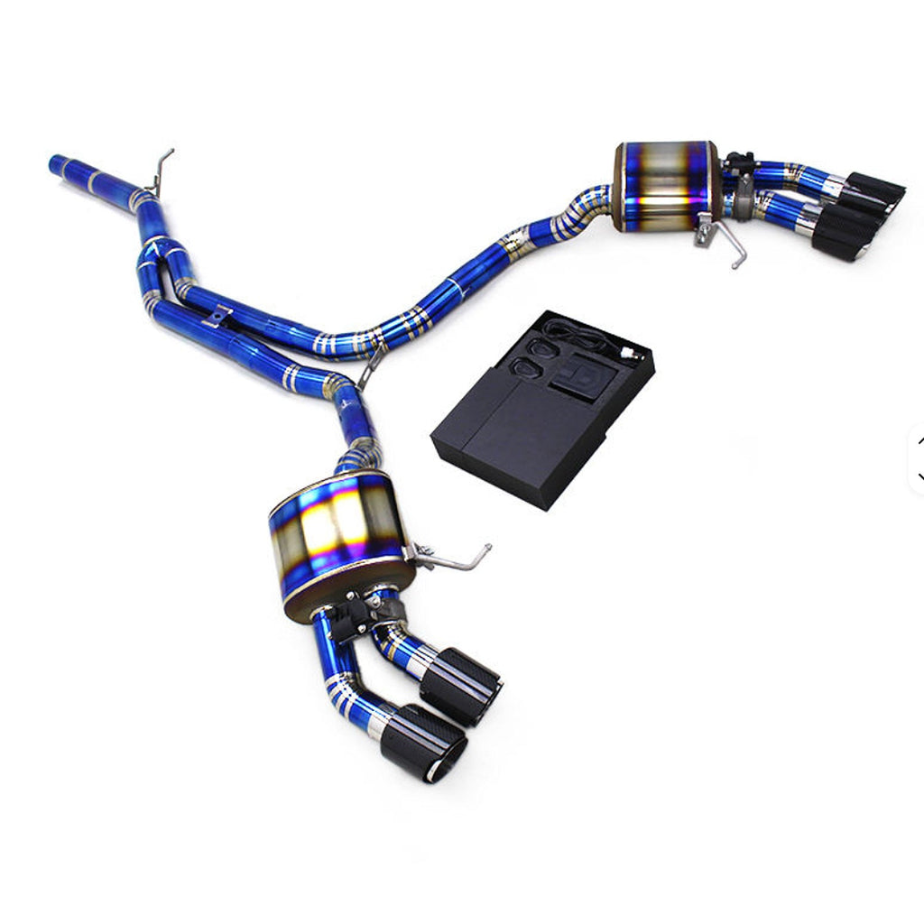 Titanium Valved Performance Catback Exhaust for Porsche Macan 2.0T