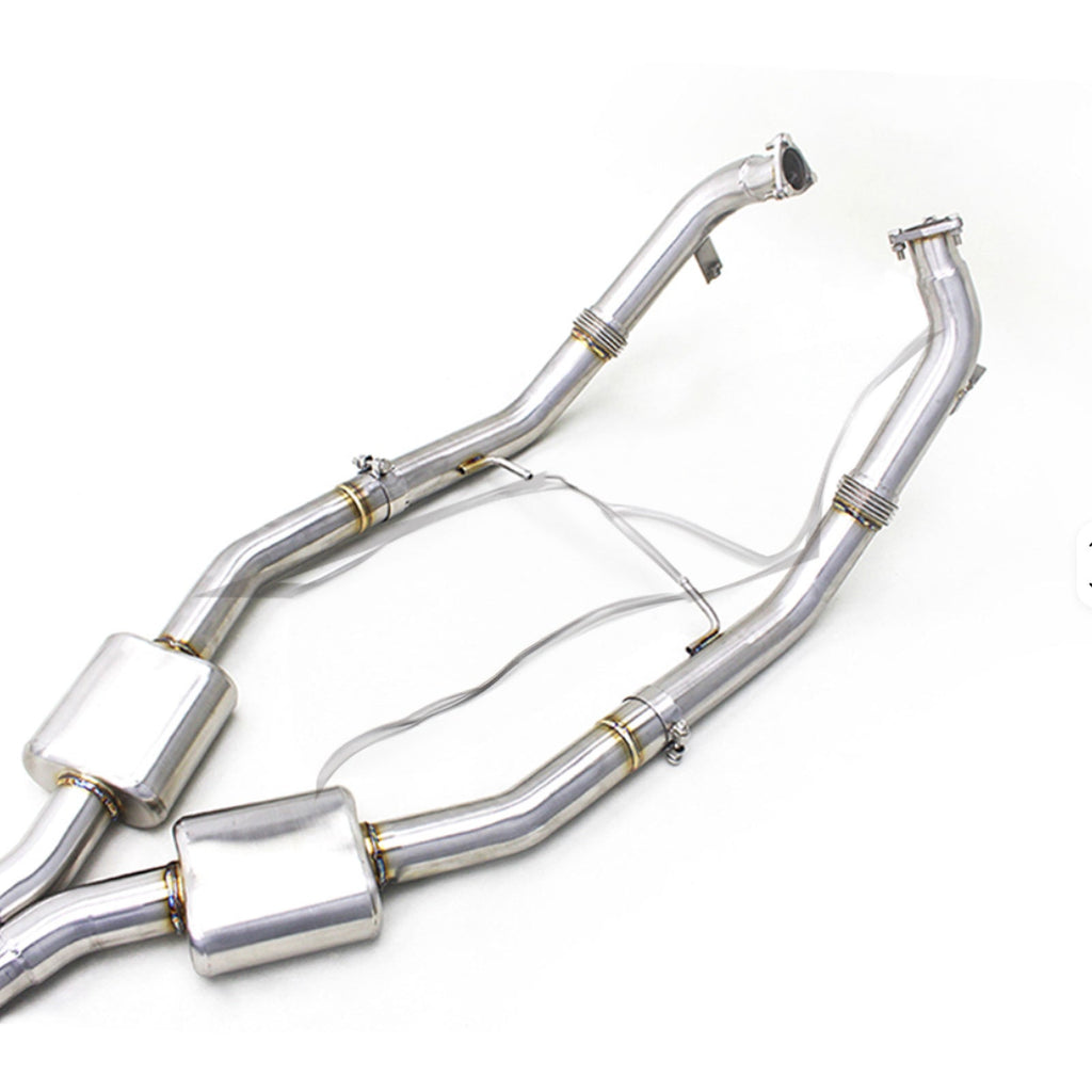 T304 Stainless Valved Catback Exhaust System for Audi Q8 Q8 2.0T 3.0T