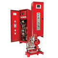 Deluge Electric Skid Enclosure and Pan 8" Fire System