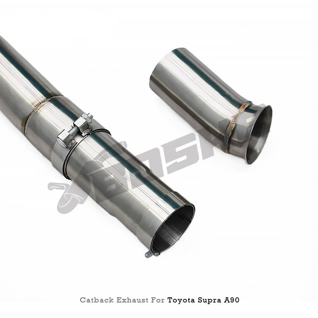 T304 Stainless Valved Catback Exhaust System for Toyota Supra A90 A91 3.0T