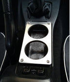 Stainless Steel Center Console Cup Holder Ash Tray Delete for 1989-1997 Mazda MX-5 Miata MK1