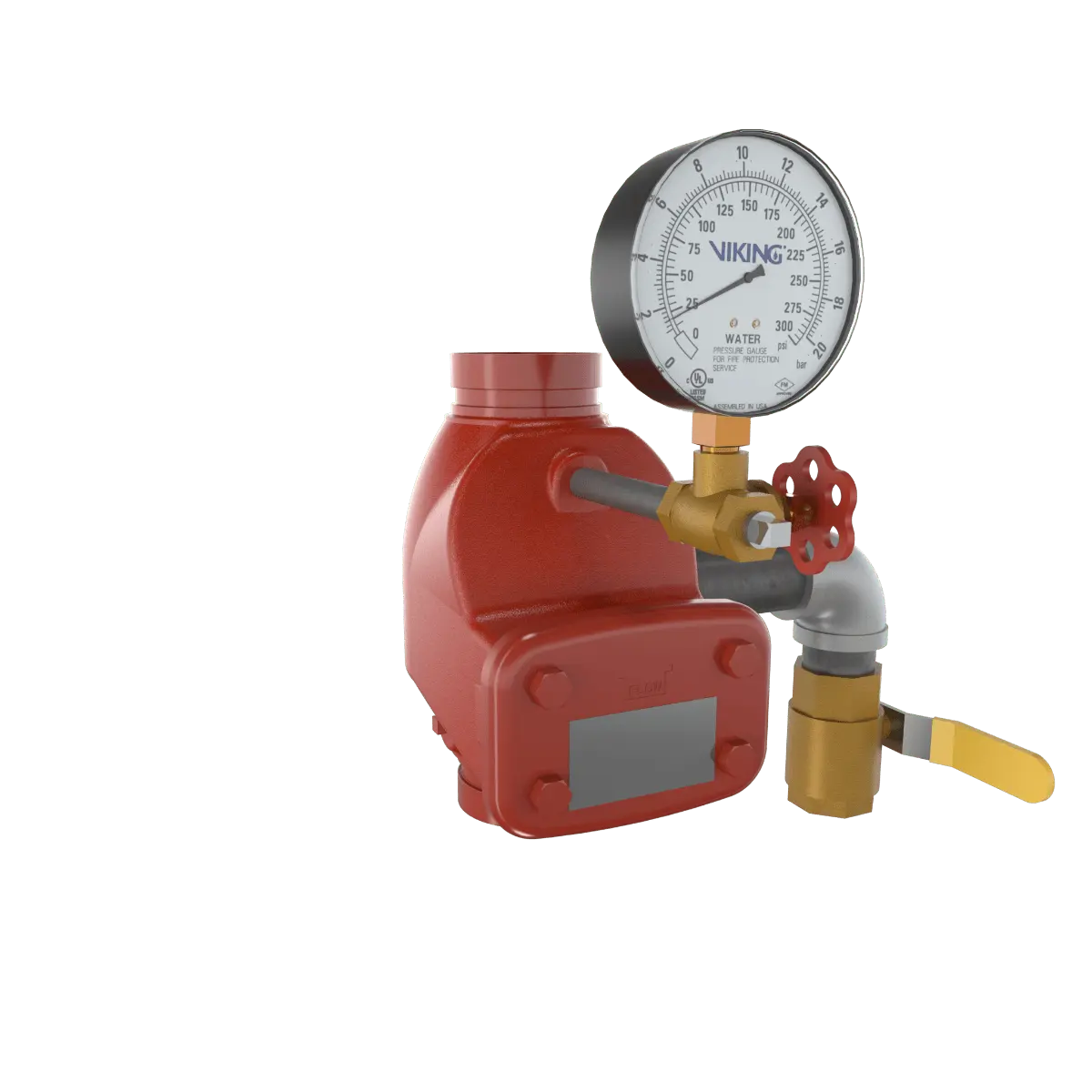 Viking EZR Check Valve F1 Preaction System Trim for Fire Protection