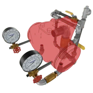 Trim 8" Alarm Horizontal J-1 Galvanized Fire Protection