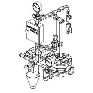 Trim 3" Conv Deluge Valve Galvanized Fire System