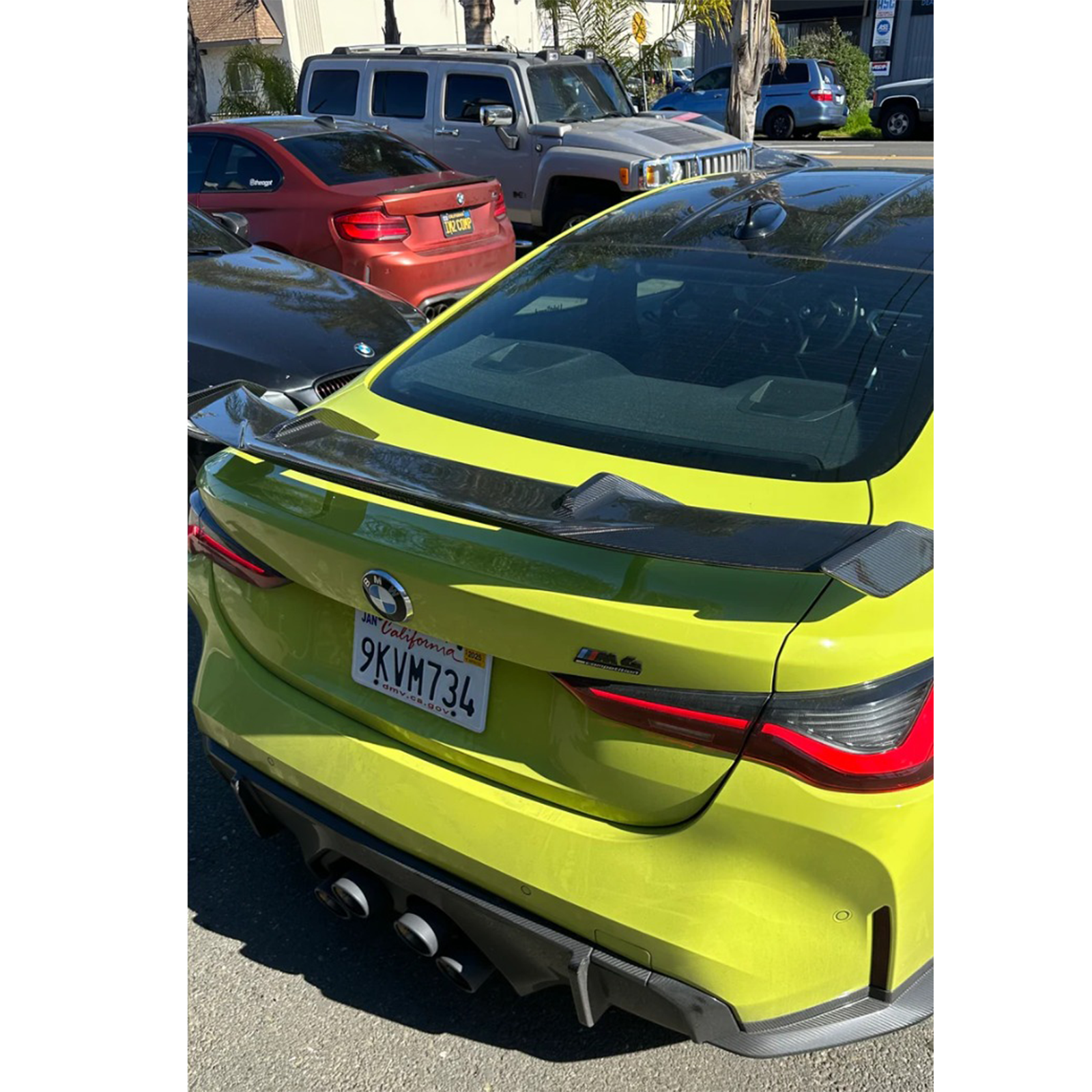 MP Style Carbon Fiber Rear Trunk Spoiler Wing for BMW G80 M3 G82 M4 G20 G22 G30 F90