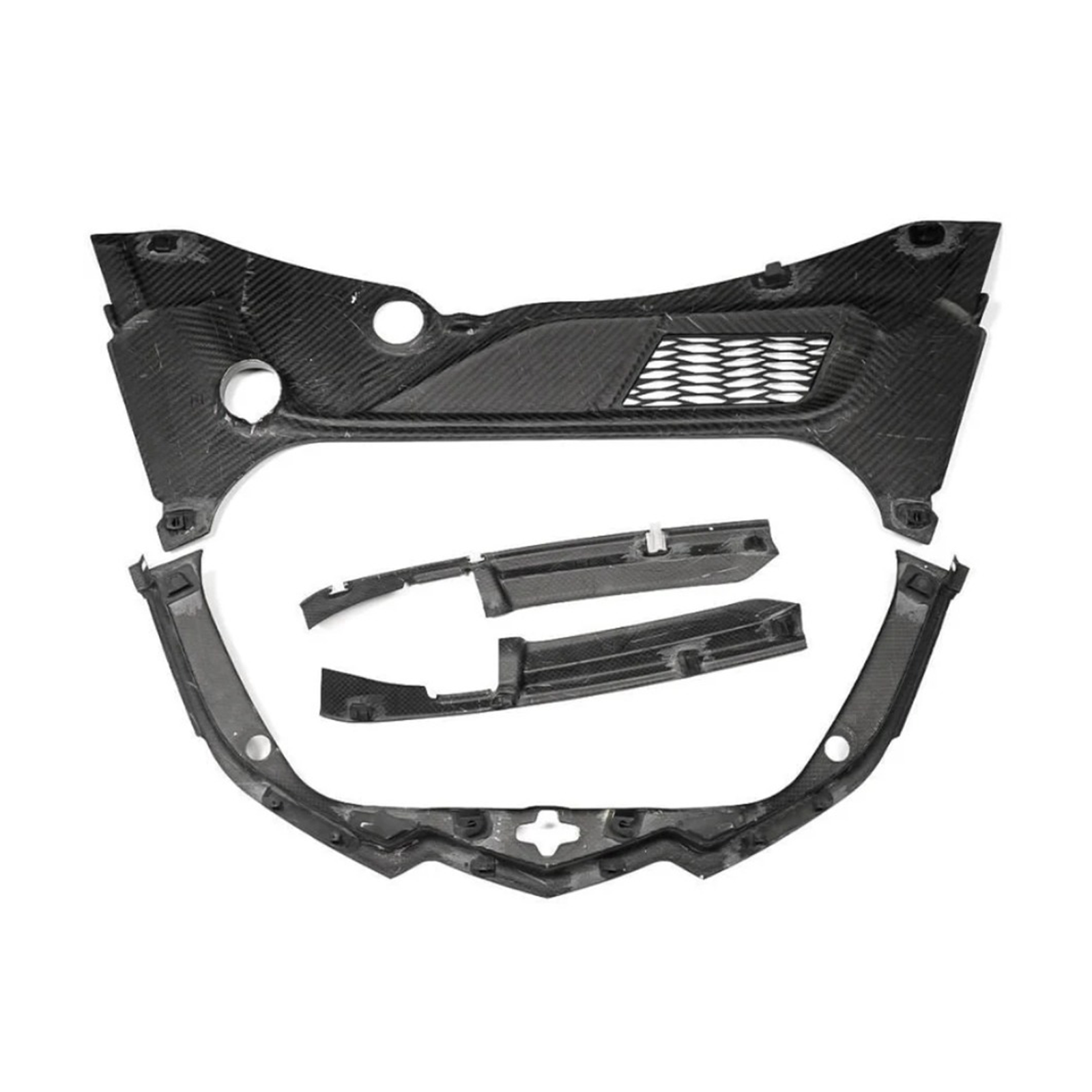 Dry Carbon Fiber Front Frunk Cover Trim Replacement for Chevrolet Corvette C8 Z06 Z51 Stingray