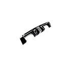 ABS Gloss Black Rear Diffuser w/ Brake Light for BMW G80 M3 G82 G83 M4