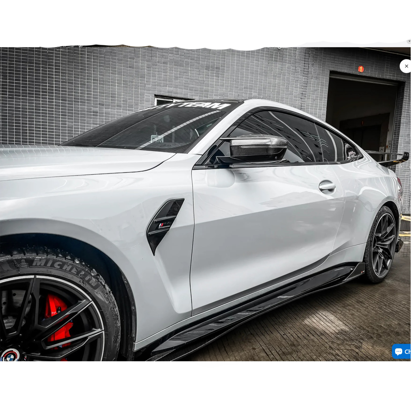 Prepreg Carbon Fiber TK Finned Side Skirts for BMW G80 M3 G82 M4