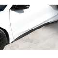 Carbon Fiber Side Skirt Trim Strip for Chevrolet Corvette C8 Stingray Coupe