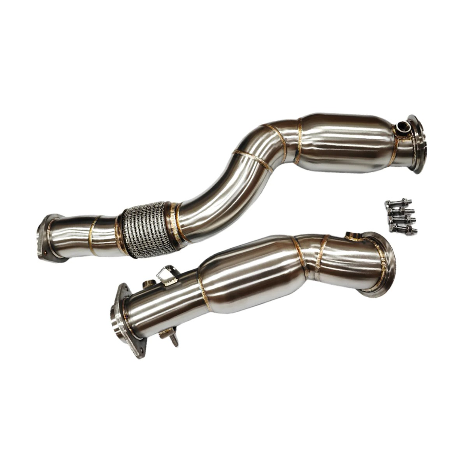 High-Flow Catted Exhaust Downpipes for BMW G87 M2 G80 M3 G82 M4