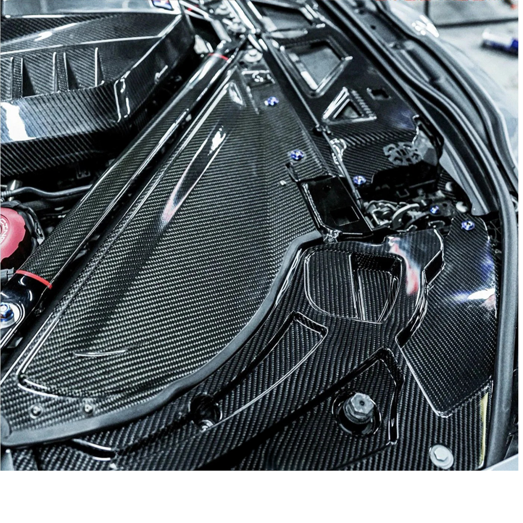 Carbon Fiber Headlamp Covers for BMW G80 G81 M3 G82 G83 M4 G87 M2