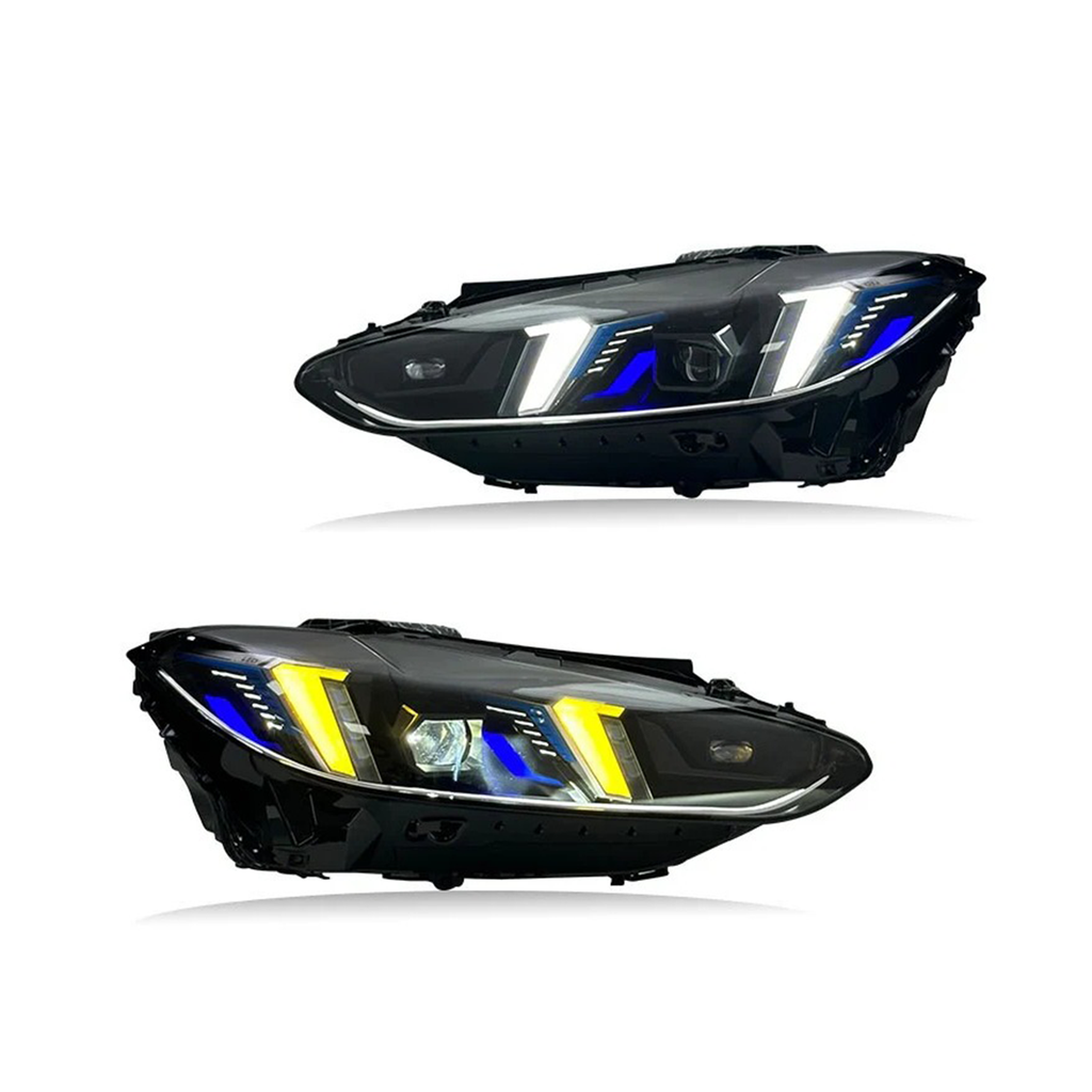 Facelift Snake Eyes Dual Color DRL Headlight V2 Upgrade for BMW G8X G80 M3 G82 M4 G22 G26 4 Series