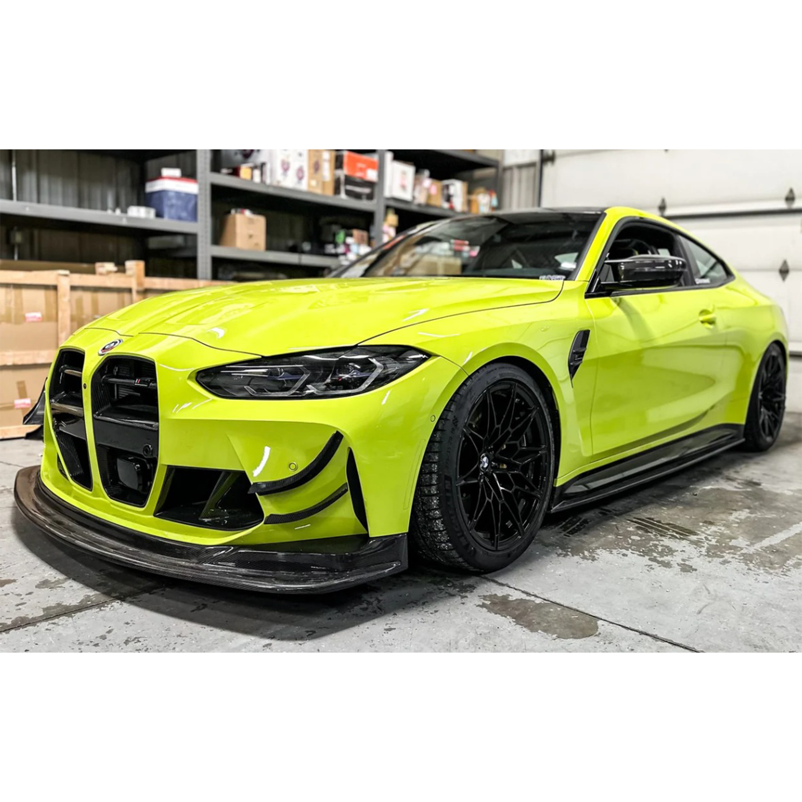 GT4 Carbon Fiber Front Lip for BMW G80 G81 M3 G82 G83 M4