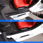 Carbon Fiber Interior Door Sill Trim Cover for Chevrolet Corvette C8 Z51 Z06
