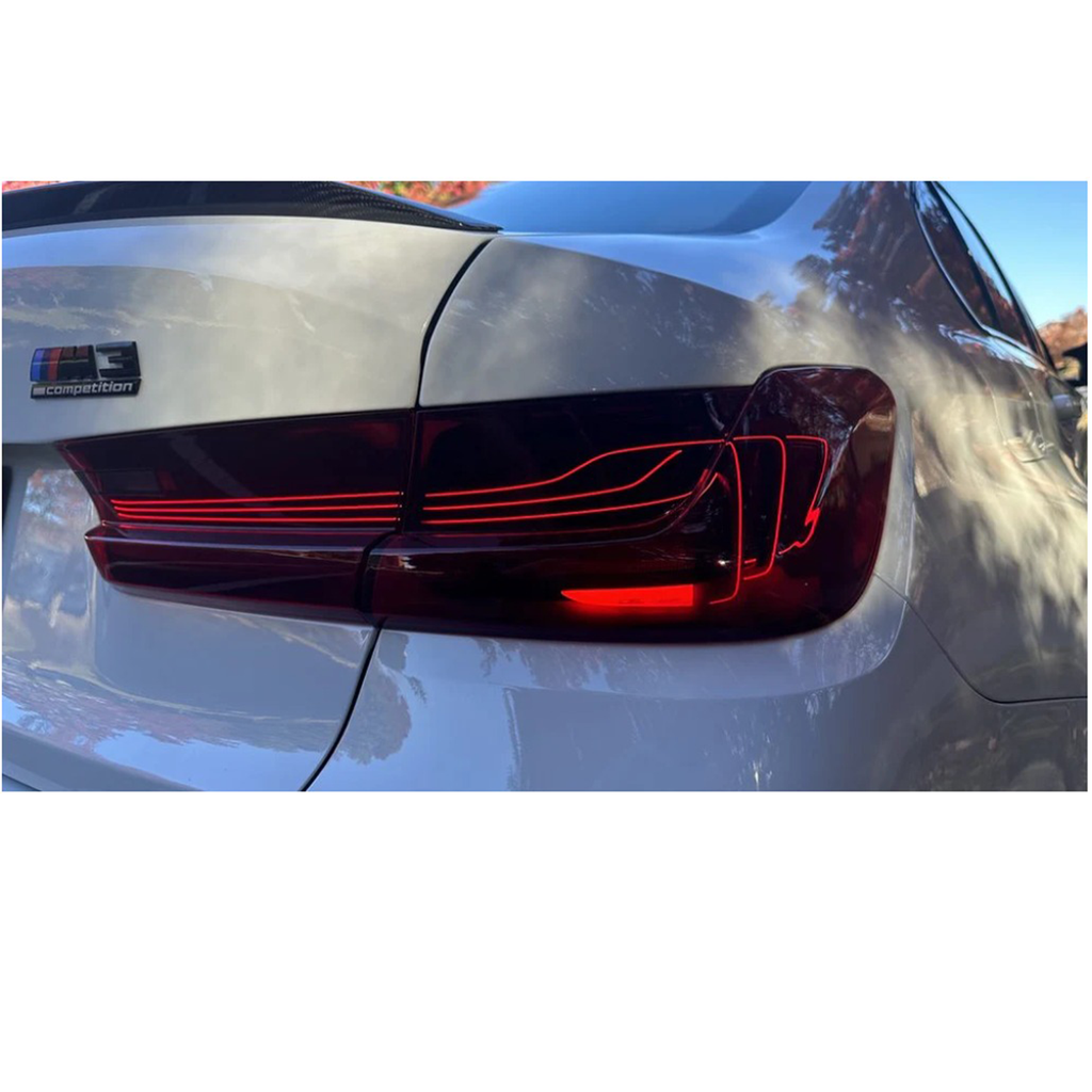 CSL Style Laser Taillights for BMW G80 M3 G20 3 Series