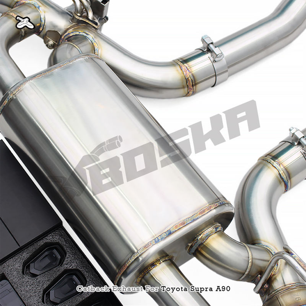 T304 Stainless Valved Catback Exhaust System for Toyota Supra A90 A91 3.0T