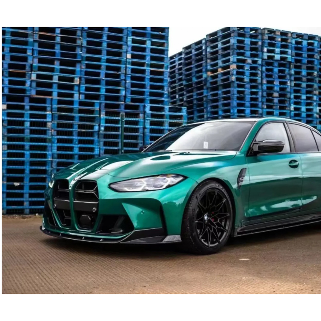 Pre-Preg CT Style Carbon Fiber Front Lip for BMW G80 M3 G82 G83 M4