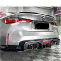 Carbon Fiber AD Style Rear Diffuser w/ LED Light for BMW G80 G81 G82 G83 M3 M4