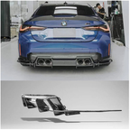 Prepreg Carbon Fiber FD Style Rear Diffuser for BMW G80 M3 G82 M4