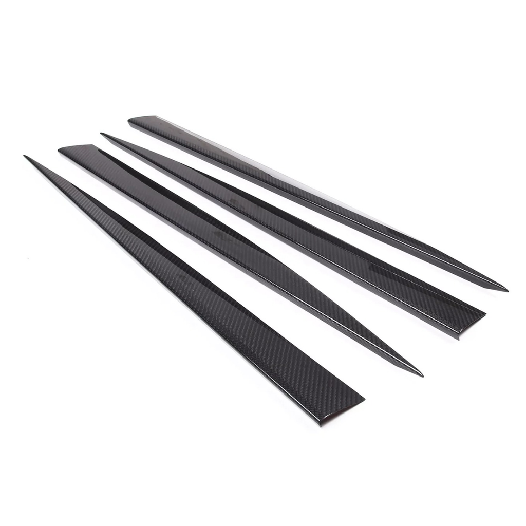 Carbon Fiber Side Skirt Trim Strip for Chevrolet Corvette C8 Stingray Coupe