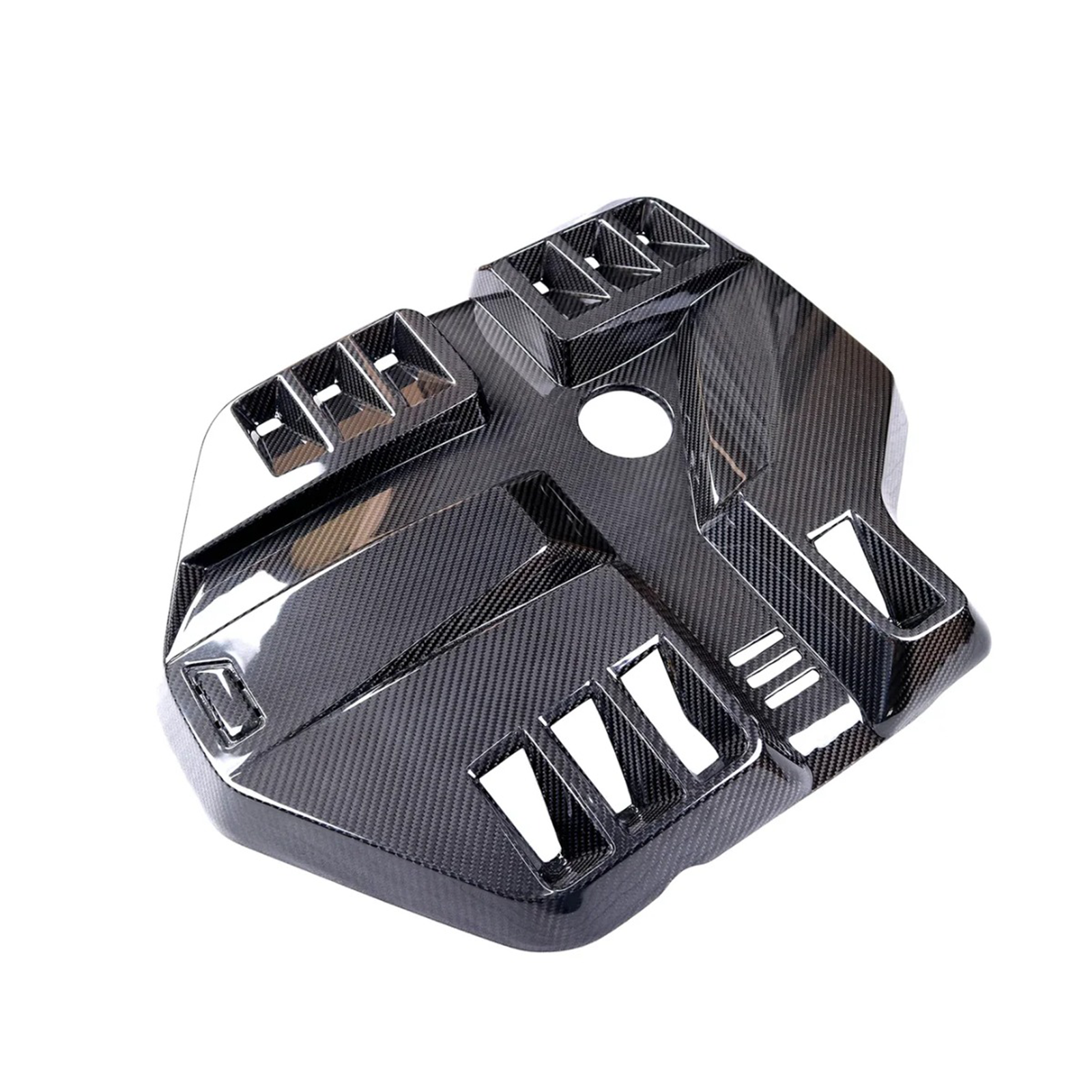 Carbon Fiber Engine Cover (Big Size Replacement) for BMW G87 M2 G80 G81 M3 G82 G83 M4