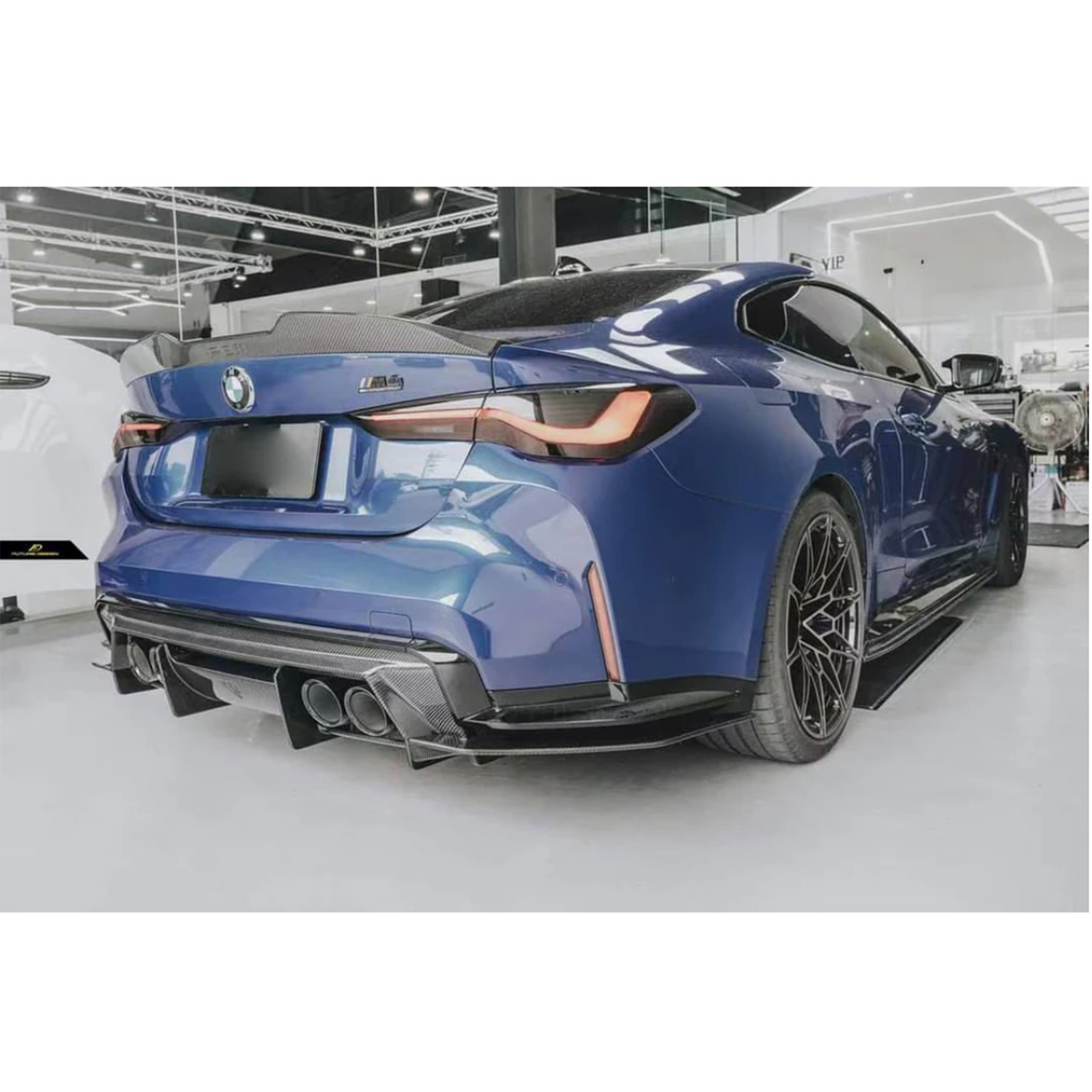 Prepreg Carbon Fiber FD Style Rear Diffuser for BMW G80 M3 G82 M4