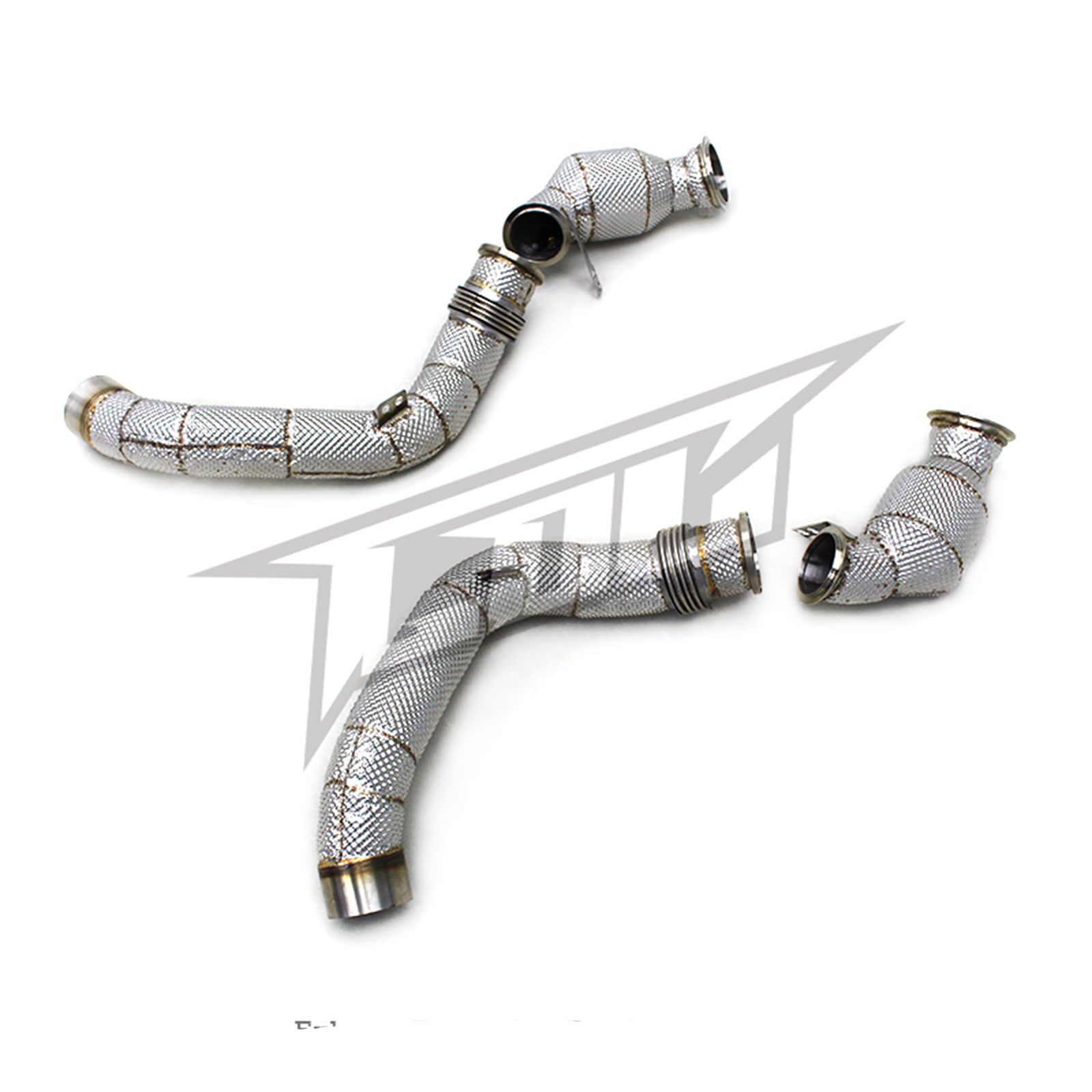 Stainless Catted Downpipe Heat Shield for BMW M5 F90 4.4T