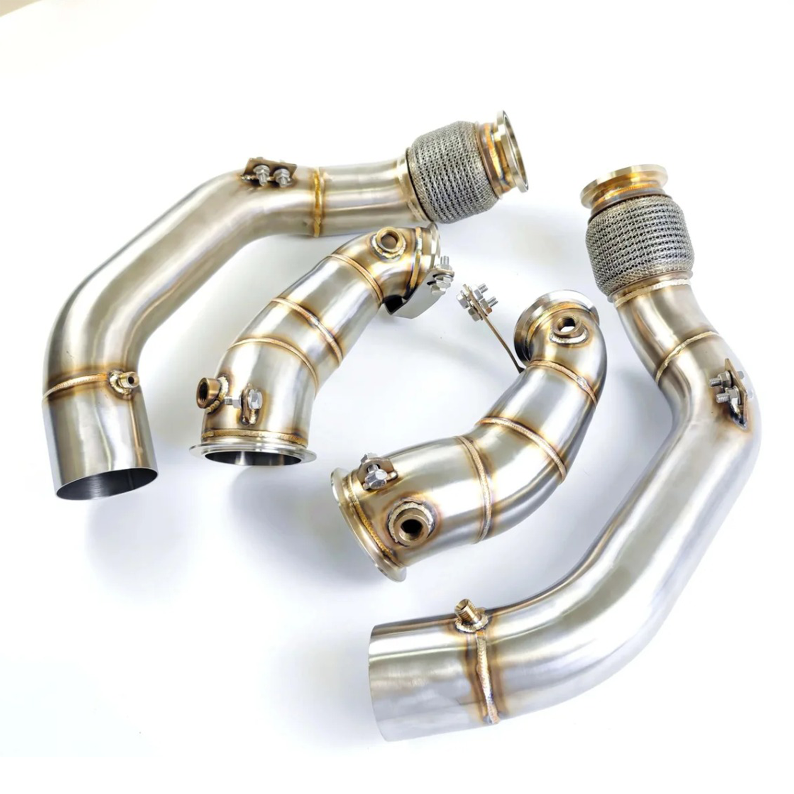 Performance Exhaust Downpipes Air Intake System for BMW F90 M5 F91 F92 F93 M8 S63 4.4T V8