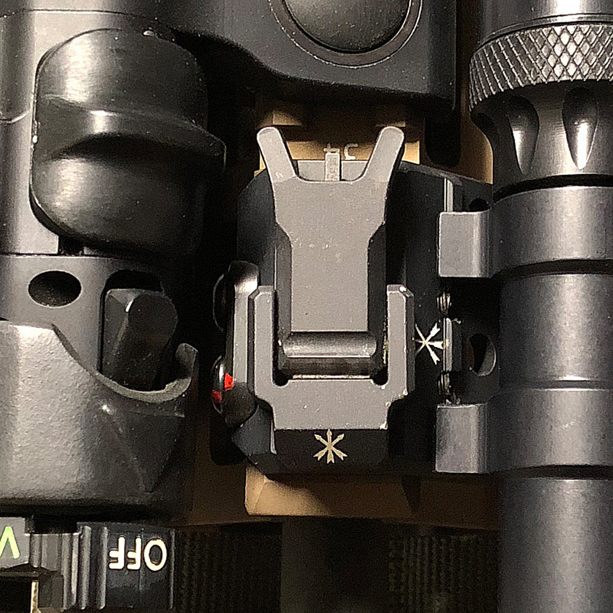 Unity Tactical FUSION Backup Iron Sight – Folding - Weapon Accessory