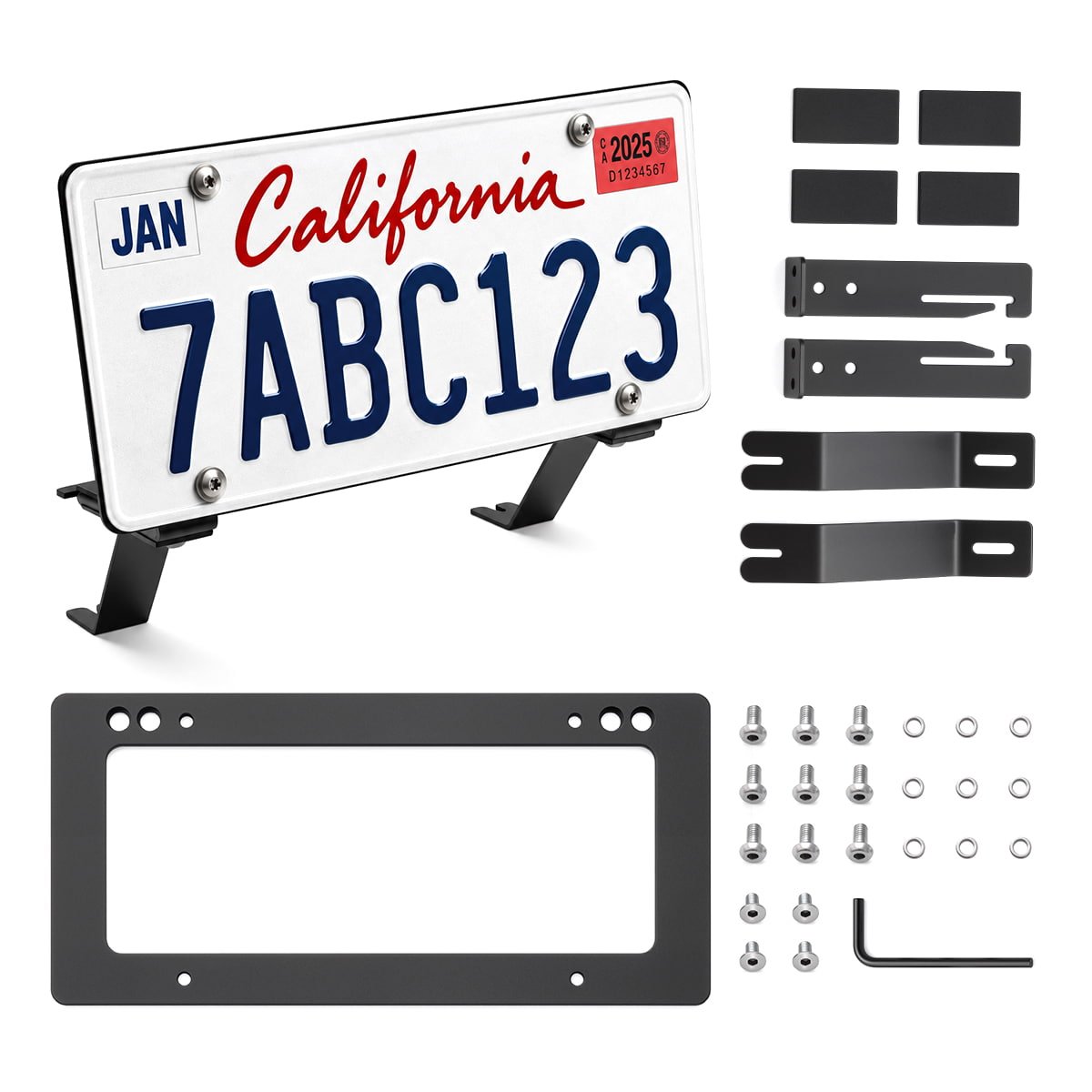 U.S. Standard Front License Plate Frame for Tesla Model 3/Y