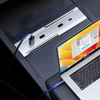 65W USB Hub for Model 3 Highland/Model Y Juniper | Dual USB-C + Dual USB-A | Fast Charging