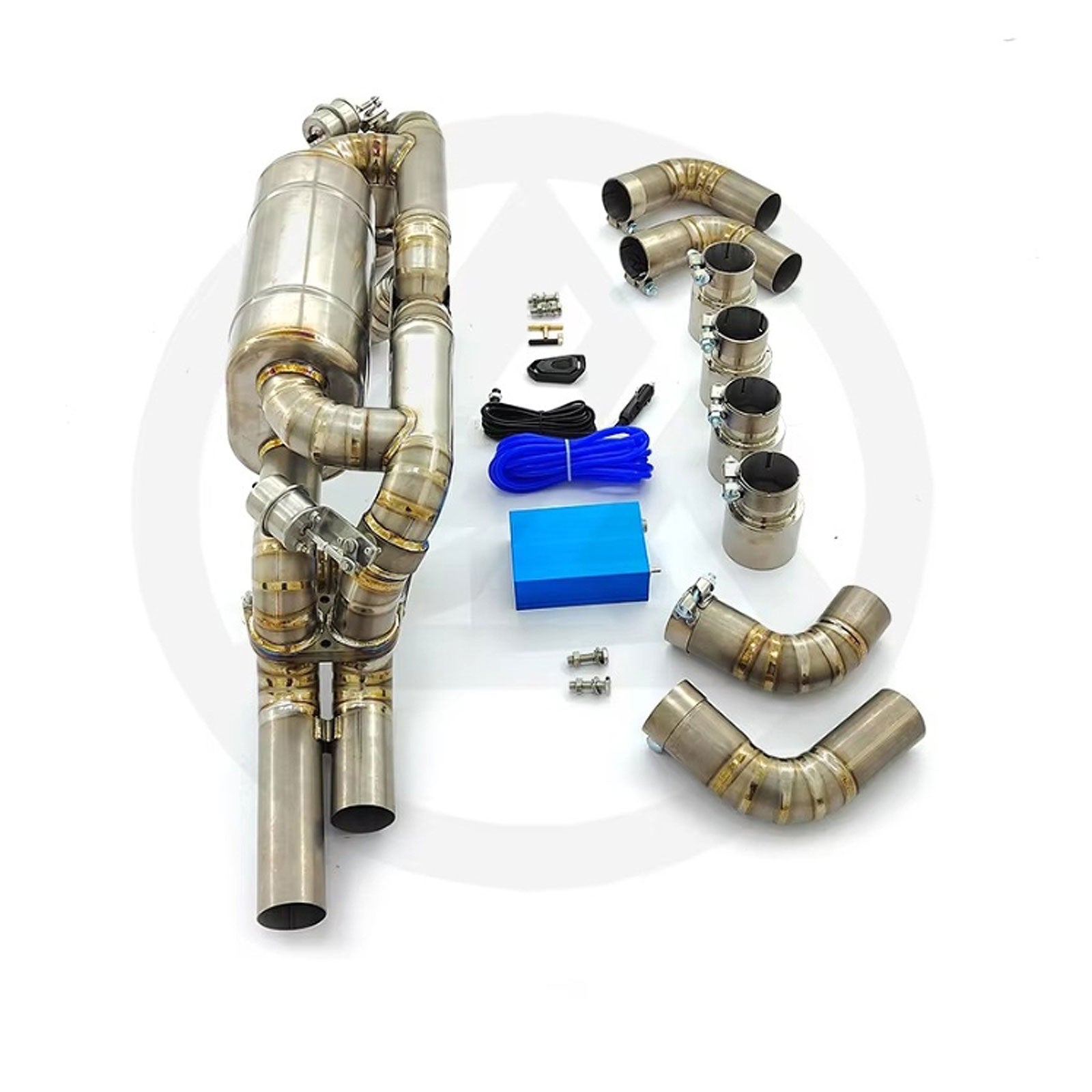 Valved Titanium Catback Exhaust System for Ferrari 360 Modena Spider F360 3.6L