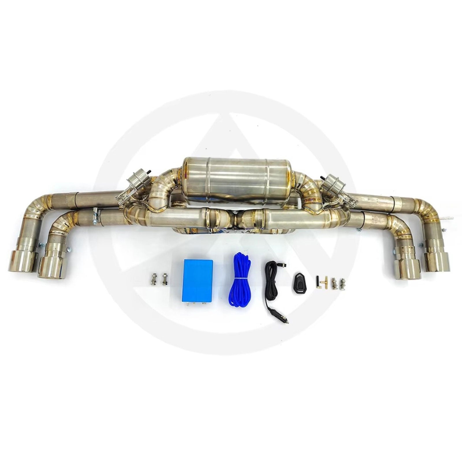 Valved Titanium Catback Exhaust System for Ferrari 360 Modena Spider F360 3.6L