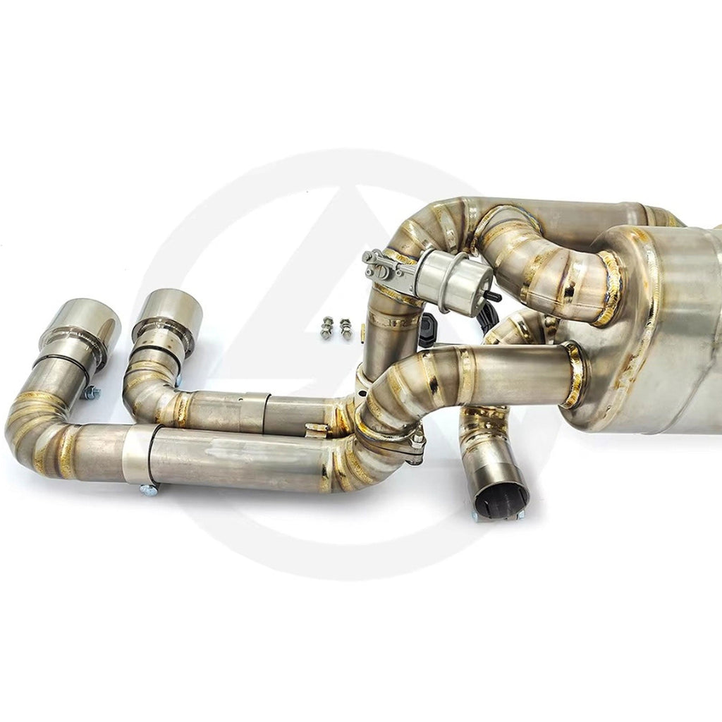 Valved Titanium Catback Exhaust System for Ferrari 360 Modena Spider F360 3.6L