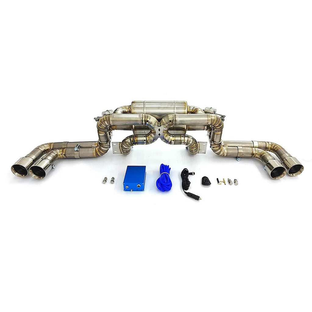 Valved Titanium Catback Exhaust System for Ferrari 360 Modena Spider F360 3.6L