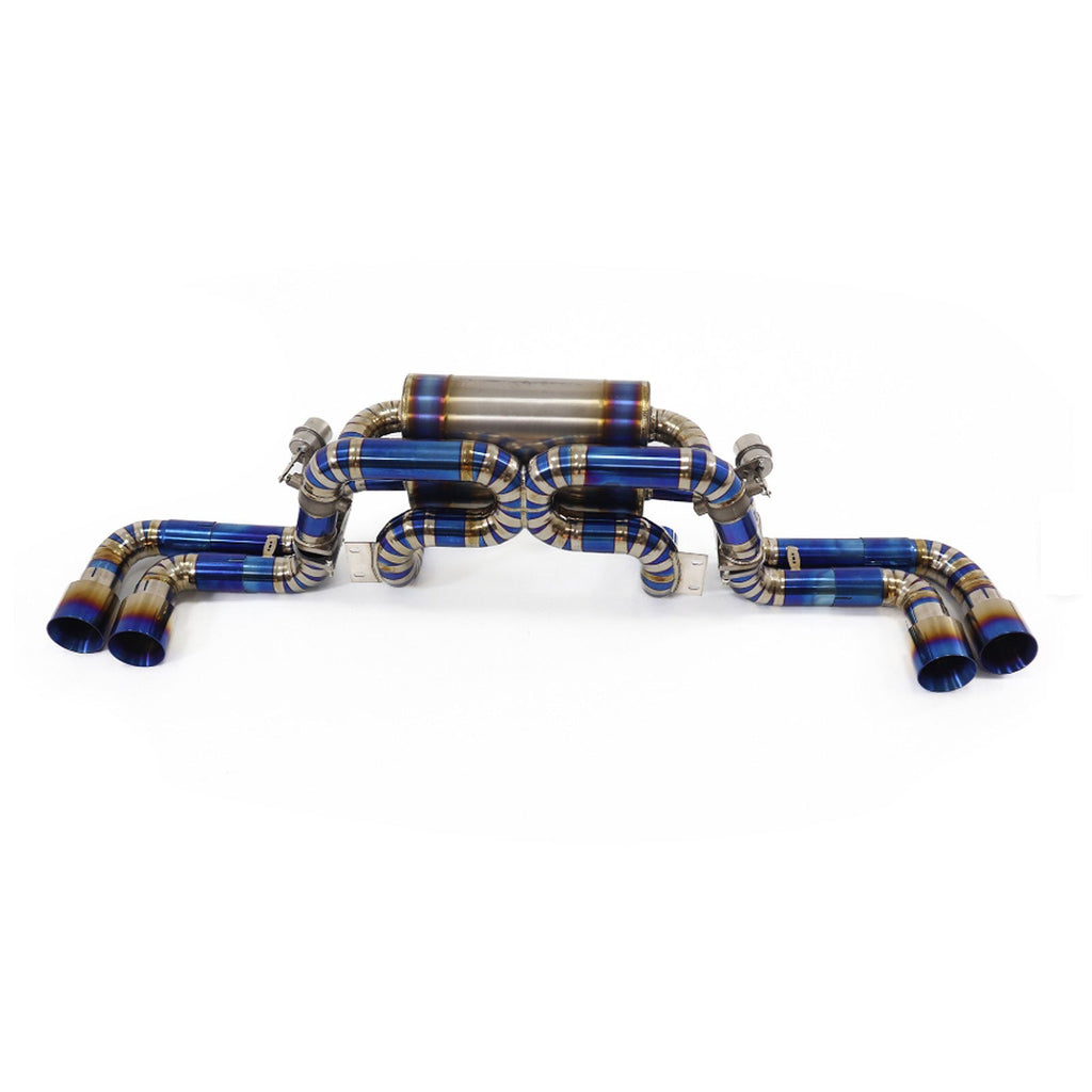 Valved Titanium Catback Exhaust System for Ferrari 360 Modena Spider F360 3.6L
