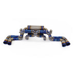 Valved Titanium Catback Exhaust System for Ferrari 360 Modena Spider F360 3.6L