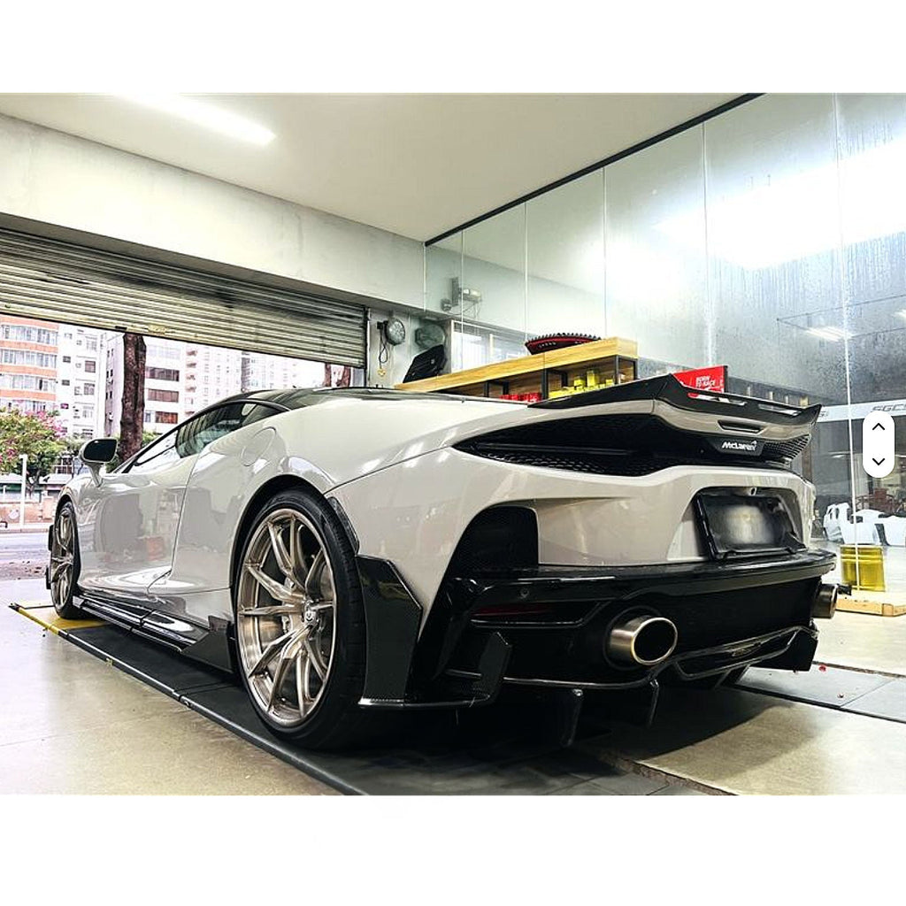MWD Style Dry Carbon Fiber Trunk Wing Spoiler for McLaren GT