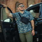 Vertx Dadeland CCW Shirt: Snap-Front Concealed Wallet Trap & Chest Pockets Carry Shirt