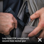 Vertx Urban Ghost 10L Sling Bag - Minimalist EDC Bag with CCW Compartment
