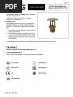 Viking VK202 K8.0 Standard Response Pendent Fire Sprinkler, 1/2" NPT.