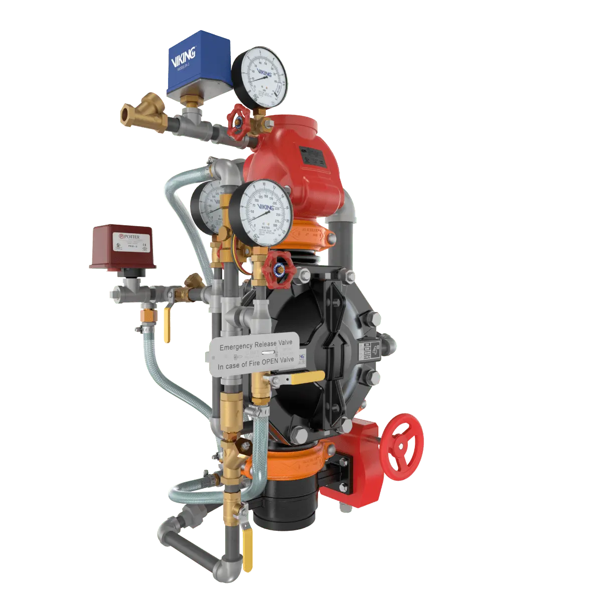 Viking VXD Double Interlock Preaction Fire Protection System  - Loose Trim