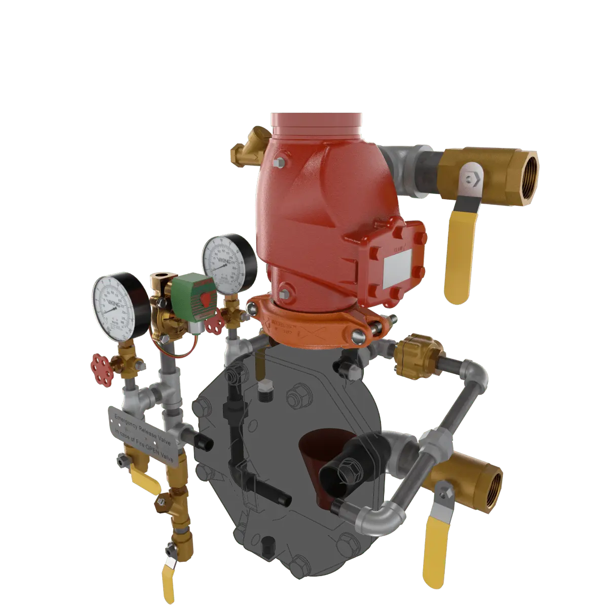 Viking VXD Preaction Fire System with Monitored Electric Release