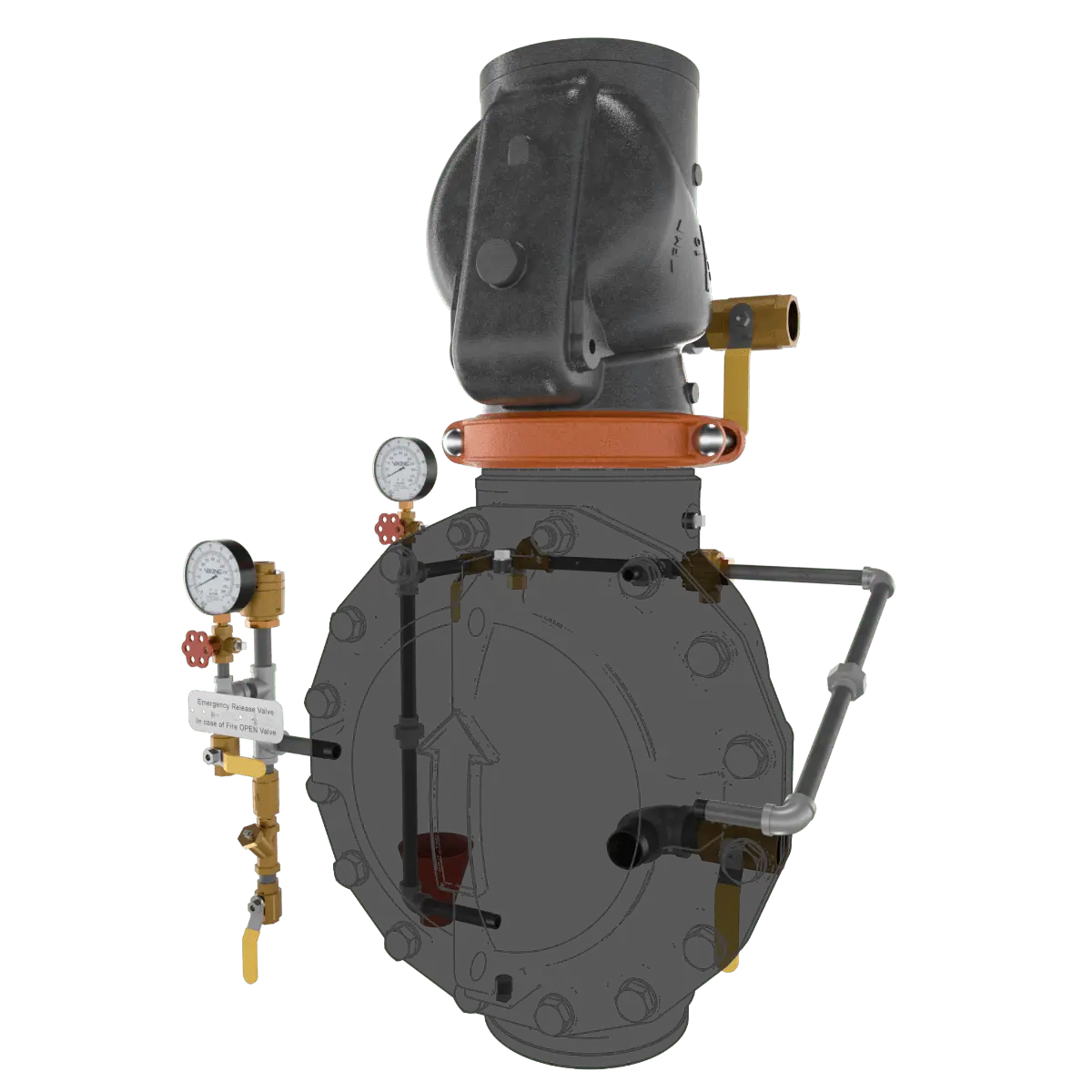 Viking VXD Preaction Pneumatic Release Trim System