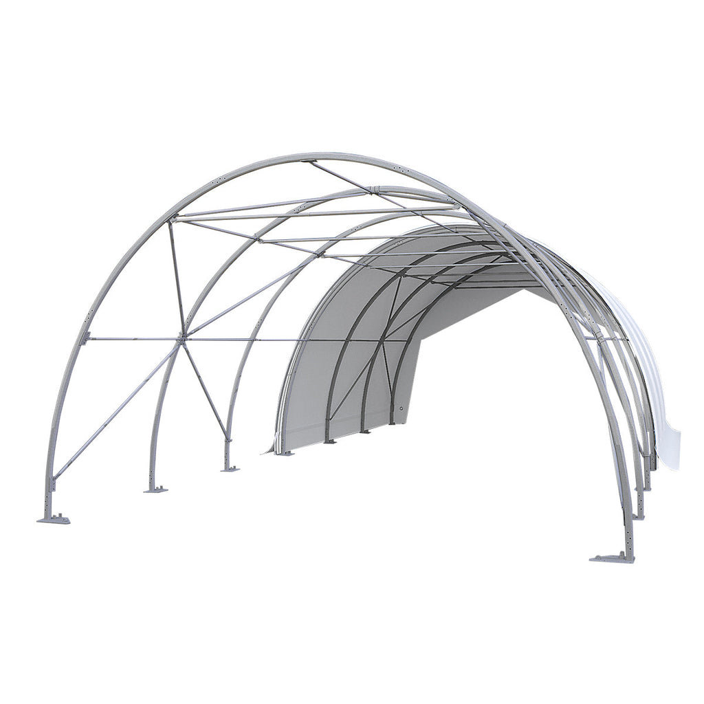W20'xL30'xH12' Single Truss Storage Shelter, Reinforced Series