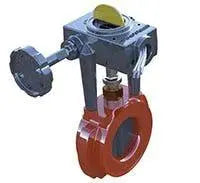 Viking Wafer Butterfly Valve With Switch for Remote Control