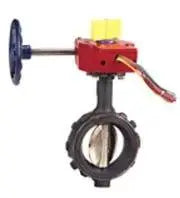 Wafer Butterfly Valve With Switches For Fire Protection