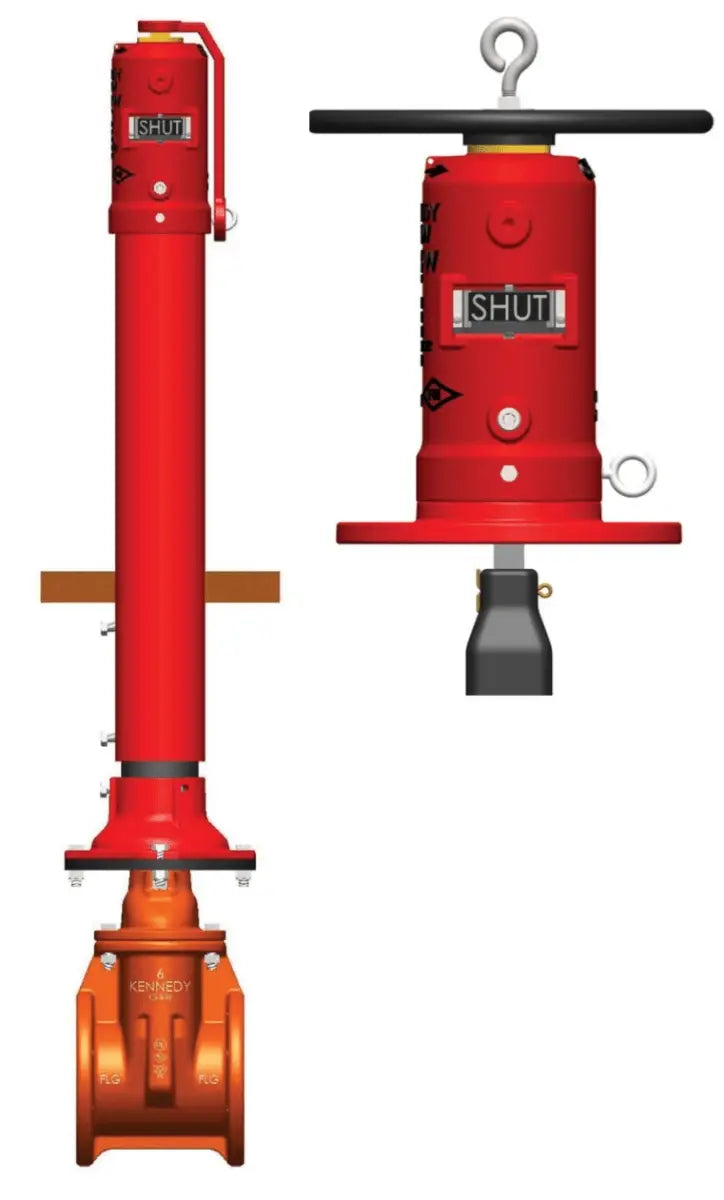 Wall Post Indicator Fire Protection System Visual Marker by Kennedy Valve