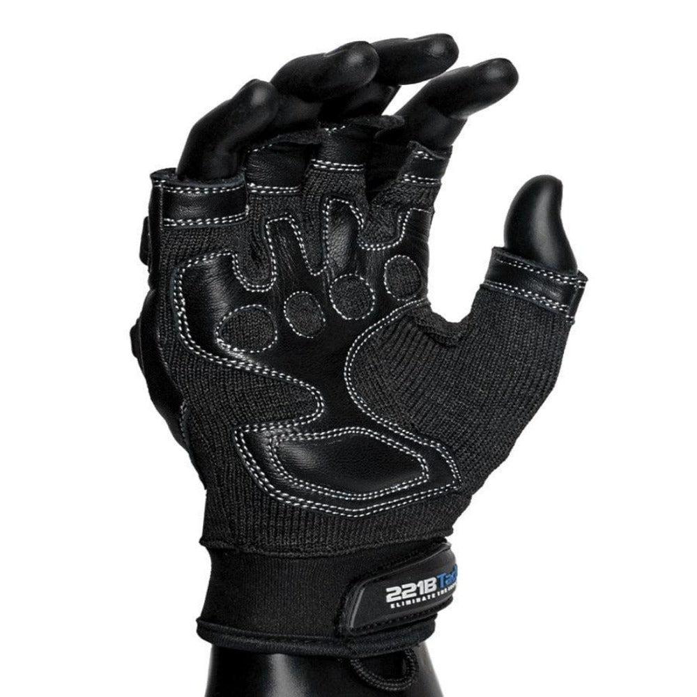 Warrior Gloves F-Type - Fingerless Cut Resistant Hard Knuckle Tactical Gloves