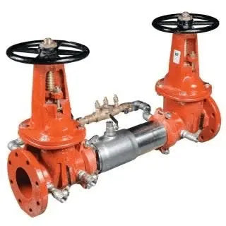 Watts 6" DCDA with Grooved Butterfly Valves Fire Protection Valve